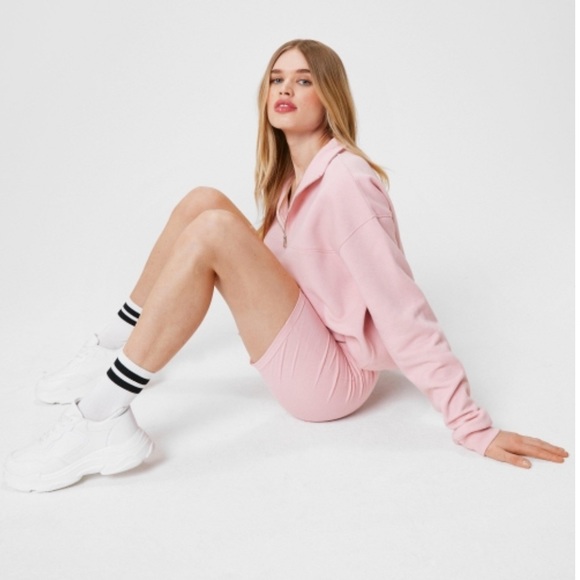 Zip front high neck sweatshirt US4 - Picture 4 of 5